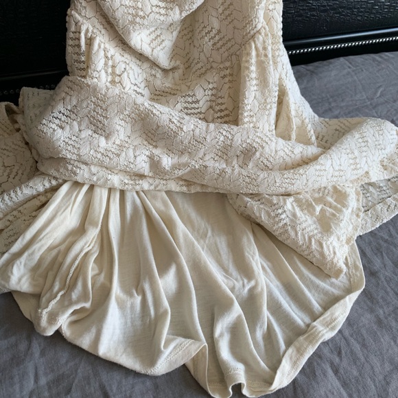 Free People Lace Poppy Dress Cream Size XS GUC - Picture 8 of 8